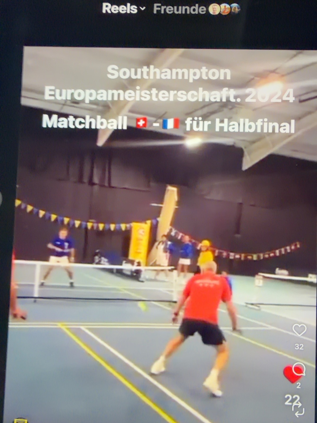 Viertelfinal Schweiz–Frankreich · Matchball um den Einzug ins Halbfinal · Southampton 2024.